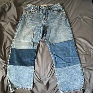 abercrombie and fitch ankle straight ultra high rise jeans